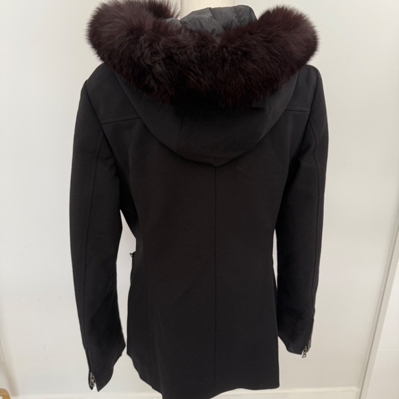 Prada Black Sport Fur Jacket Peacoat Fall/Winter Coat Designer Luxury Art.28x818 - Picture 6 of 15